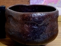 神懸焼（小豆島の焼物）時代物　お茶碗　明治時代　