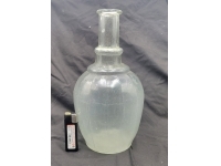 アンティーク　硝子瓶　ガラス　乳白色　時代物