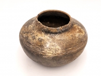 【 須恵器 壺 】　古墳～平安時代　後代金直し　炻器