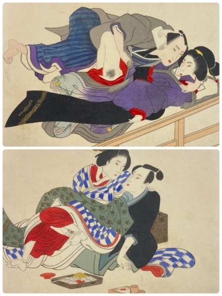 ◇全１２図◇春画 画帳 肉筆：美人画 枕絵|サムライオークション