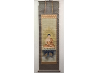 仏画 仏教美術 掛軸 絹本 肉筆 金泥