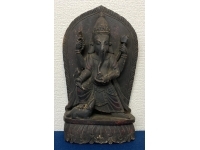 Ganesha／Hinduism／India　木彫