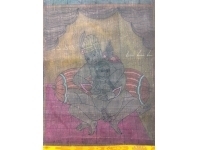 カーマ・スートラ【Kama Sutra】古代インド性愛論（春画）絹本 掛軸