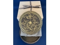 中国美術　大明宣徳　唐物　銅　蓋箱　4.2㎏（香合）