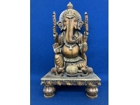 ガネーシャ（गणेश, gaṇeśa）木彫　アンティーク（ヒンドゥー教 の神）インド India ガンジス Ganges