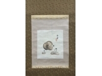 川合玉堂【椎茸】紙本　掛軸　Gyokudo Kawai