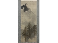 田中頼璋【富士山】絹本　掛軸（師事：森寛斎）Raisho Tanaka／hanging scroll