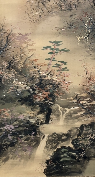 石川景雲 山水図 絹本 掛軸 Kakejiku Hanging scroll|サムライオークション